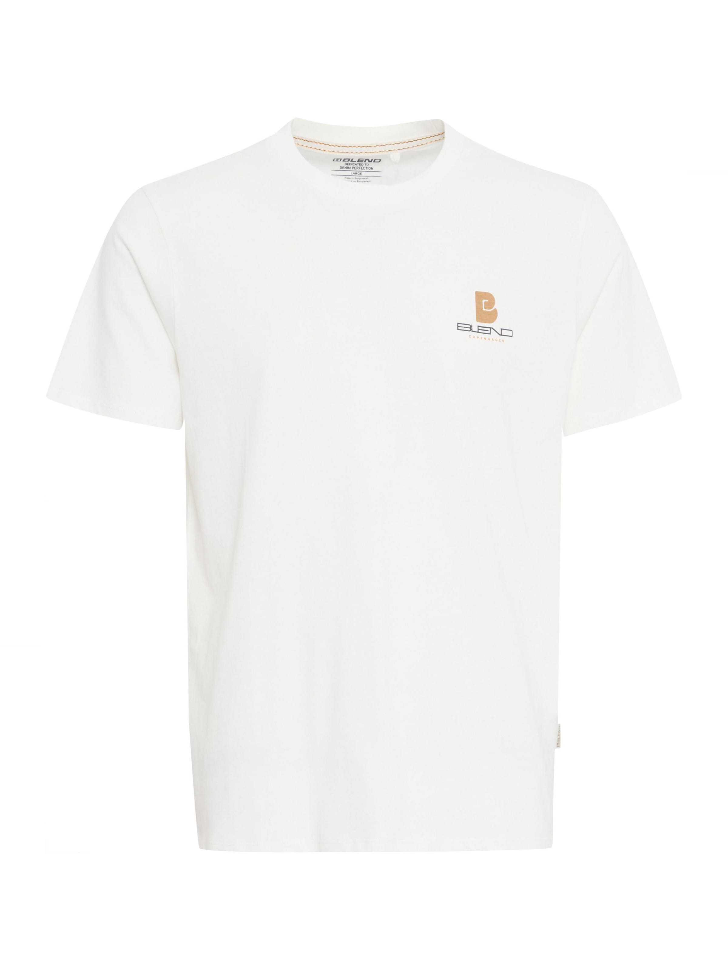 Maglietta ' BHEMMERT print tee ' di BLEND in marrone: frontale