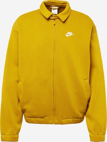 Nike Sportswear Ζακέτα φούτερ 'HARRINGTON' σε κίτρινο: μπροστά