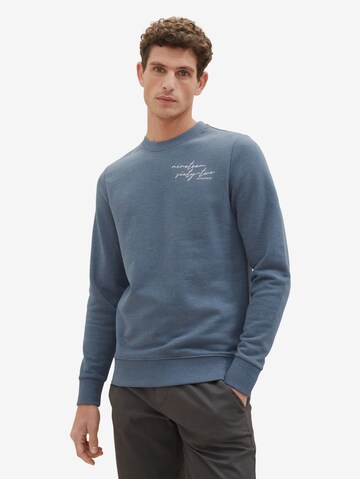 TOM TAILOR Sweatshirt in Blauw