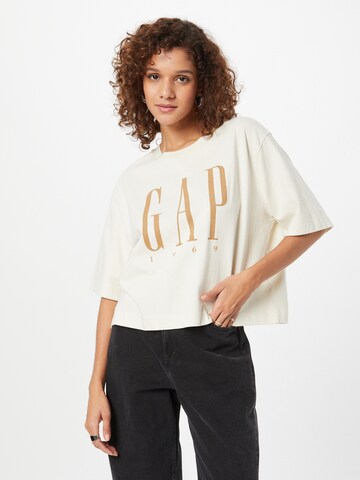 GAP Shirt in Beige: voorkant