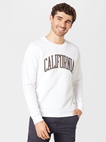 HOLLISTER Sweatshirt in Weiß: predná strana