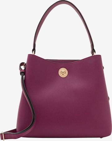 L.CREDI Schoudertas in Lila: voorkant