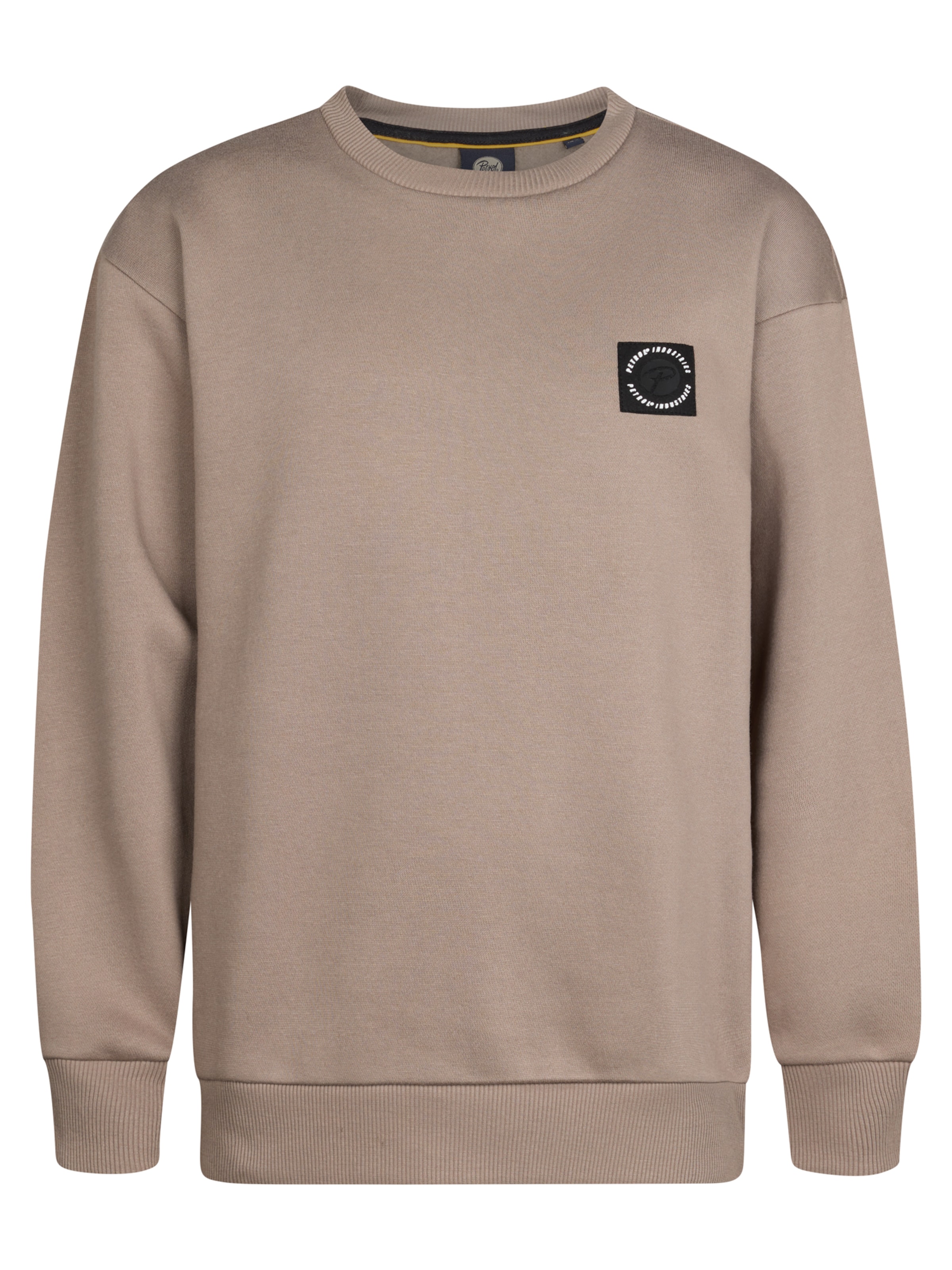 Petrol Industries Sweatshirt 'Adirondack' in Brown: front