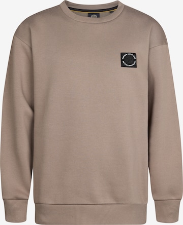 Petrol Industries Sweatshirt 'Adirondack' in Braun: Vorderseite
