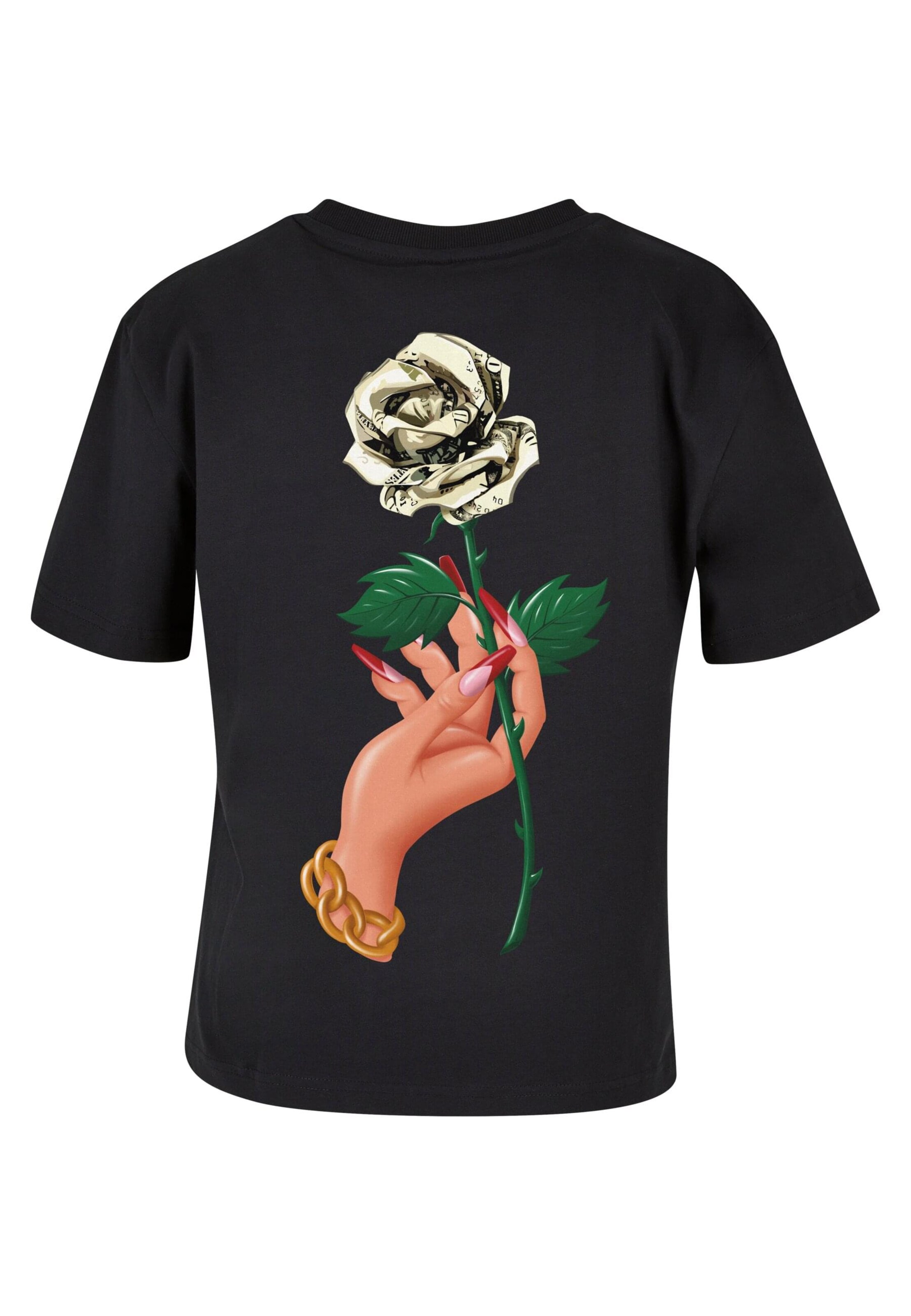 Miss Tee Тениска 'Love Is Blind' в черно