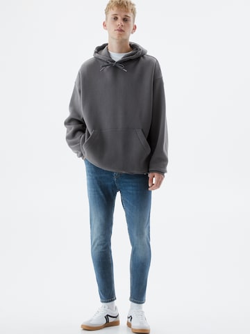 Pull&Bear Skinny Kavbojke | modra barva: sprednja stran