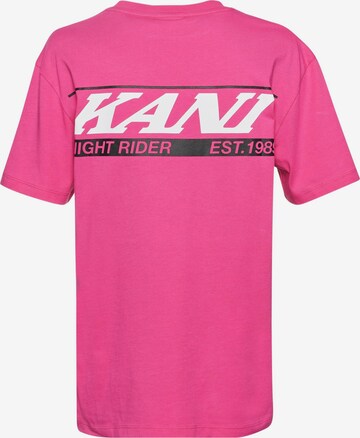 Karl Kani T-Shirt 'Nightrider' in Pink