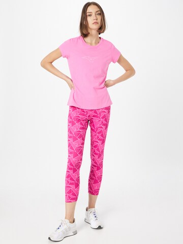 MIZUNO - Camisa funcionais em rosa