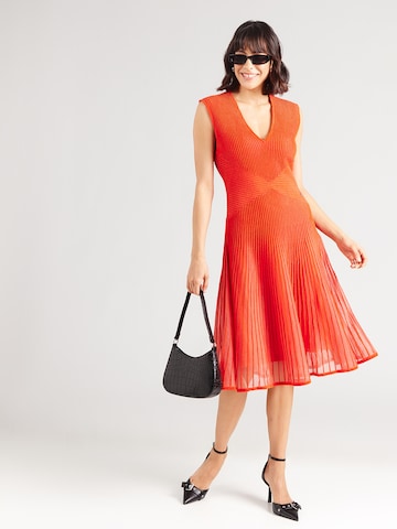 Karl Lagerfeld Strikkjole i orange
