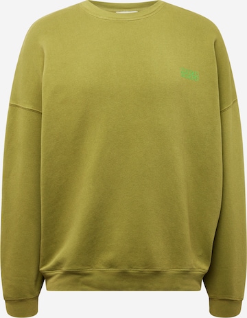 AMERICAN VINTAGE Sweatshirt in Groen: voorkant