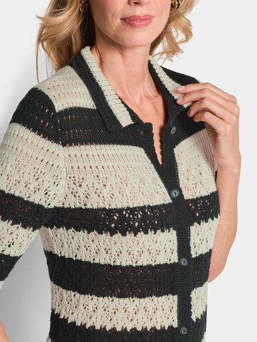 Goldner Gebreid vest in Zwart