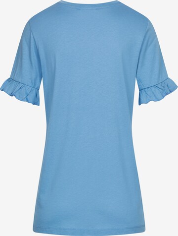 Cotton Candy T-Shirt 'Bamie' in Blau