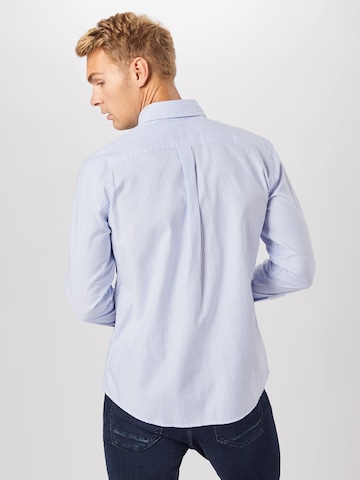 mėlyna FYNCH-HATTON Standartinis modelis Dalykinio stiliaus marškiniai