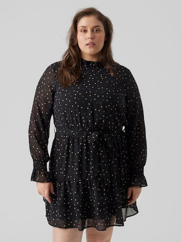 Vero Moda Curve Jurk in Zwart: voorkant