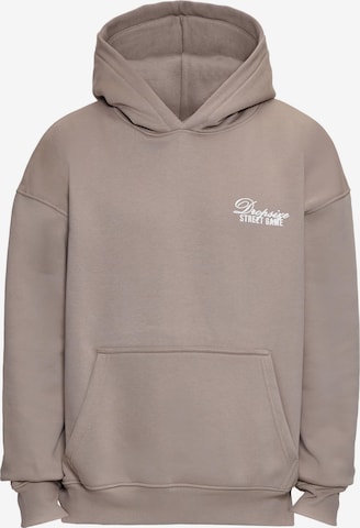 Felpa 'Studios' di Dropsize in grigio: frontale