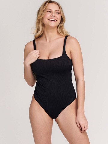 Bustier Maillot de bain 'RENEE' Shiwi en noir : devant