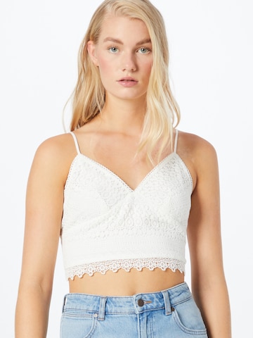 VERO MODA Top 'HONEY' in Wit: voorkant