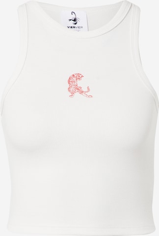 VIERVIER Top 'Ann' in White: front