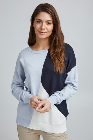 Fransa Sweater in Blue: front