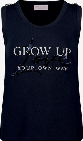 T-shirt Betty Barclay en bleu : devant