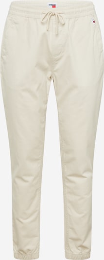 Tommy Jeans Pantalón 'AUSTIN' en crema / azul oscuro / rojo / blanco, Vista del producto