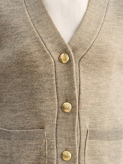 Bianco Lucci Casaco de malha em bege mosqueado, Vista do artigo