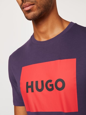 HUGO Shirt 'Dulive' in Purple