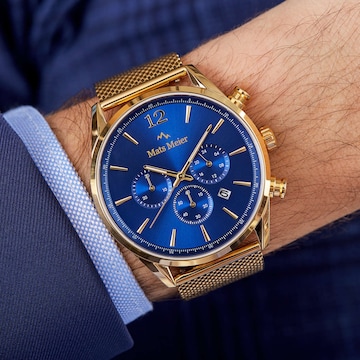 Mats Meier Analog Watch in Gold