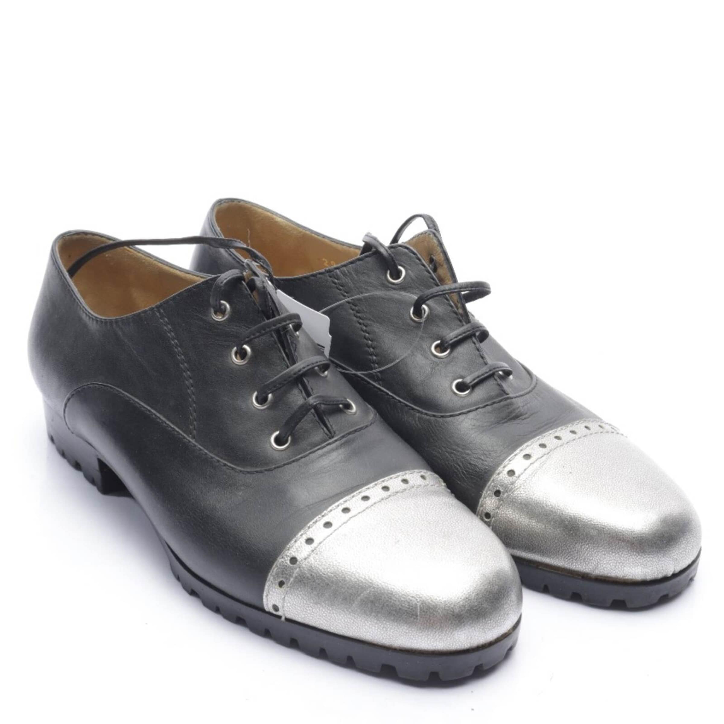 VERSACE Halbschuhe 36 in Schwarz: Vorderseite