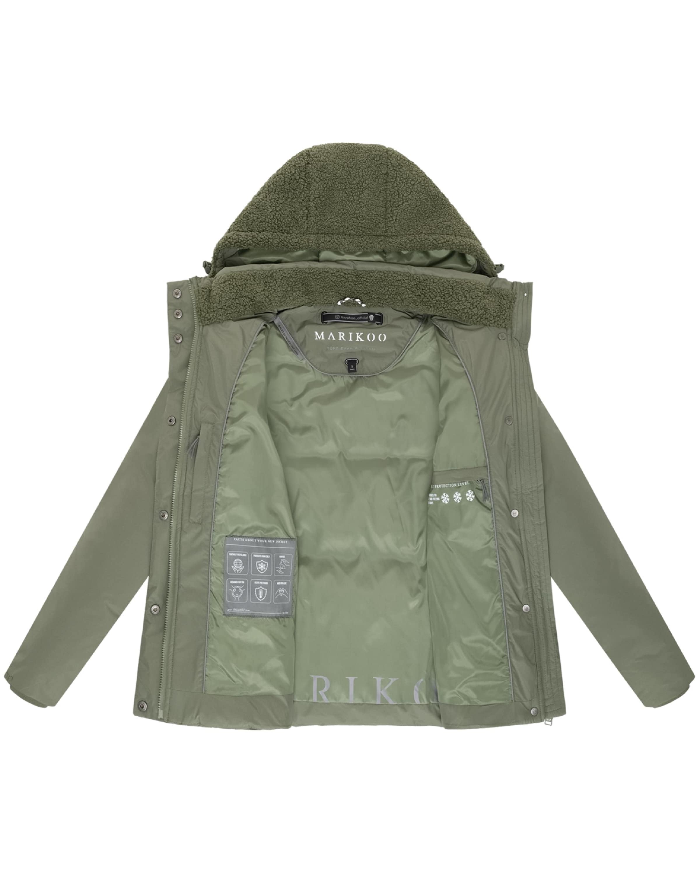 MARIKOO Χειμερινό μπουφάν 'Sheeta 16' σε πράσινο