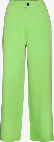 Noisy may - Pierna ancha Pantalón 'DREWIE' en verde: frente