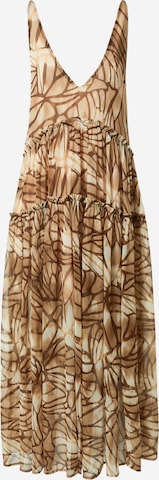 Free People Jurk 'JULIANNA' in Beige: voorkant