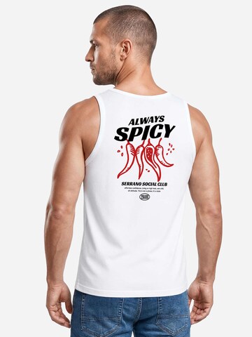 Neverless Shirt 'Always Spicy' in White