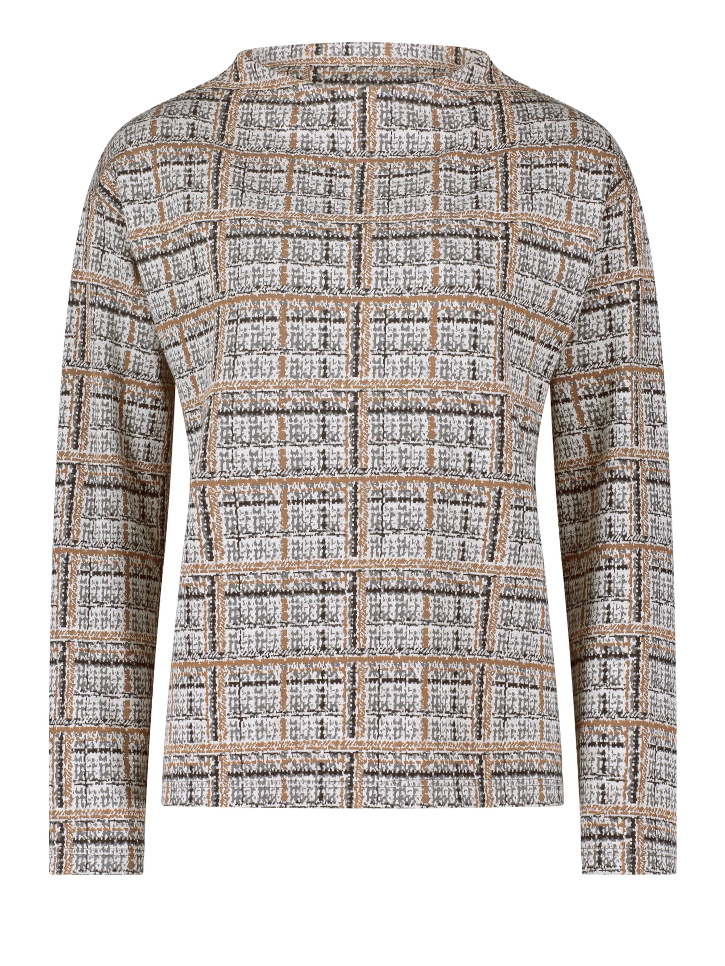 Betty Barclay Sweatshirt mit Kragen in Grau: Vorderseite