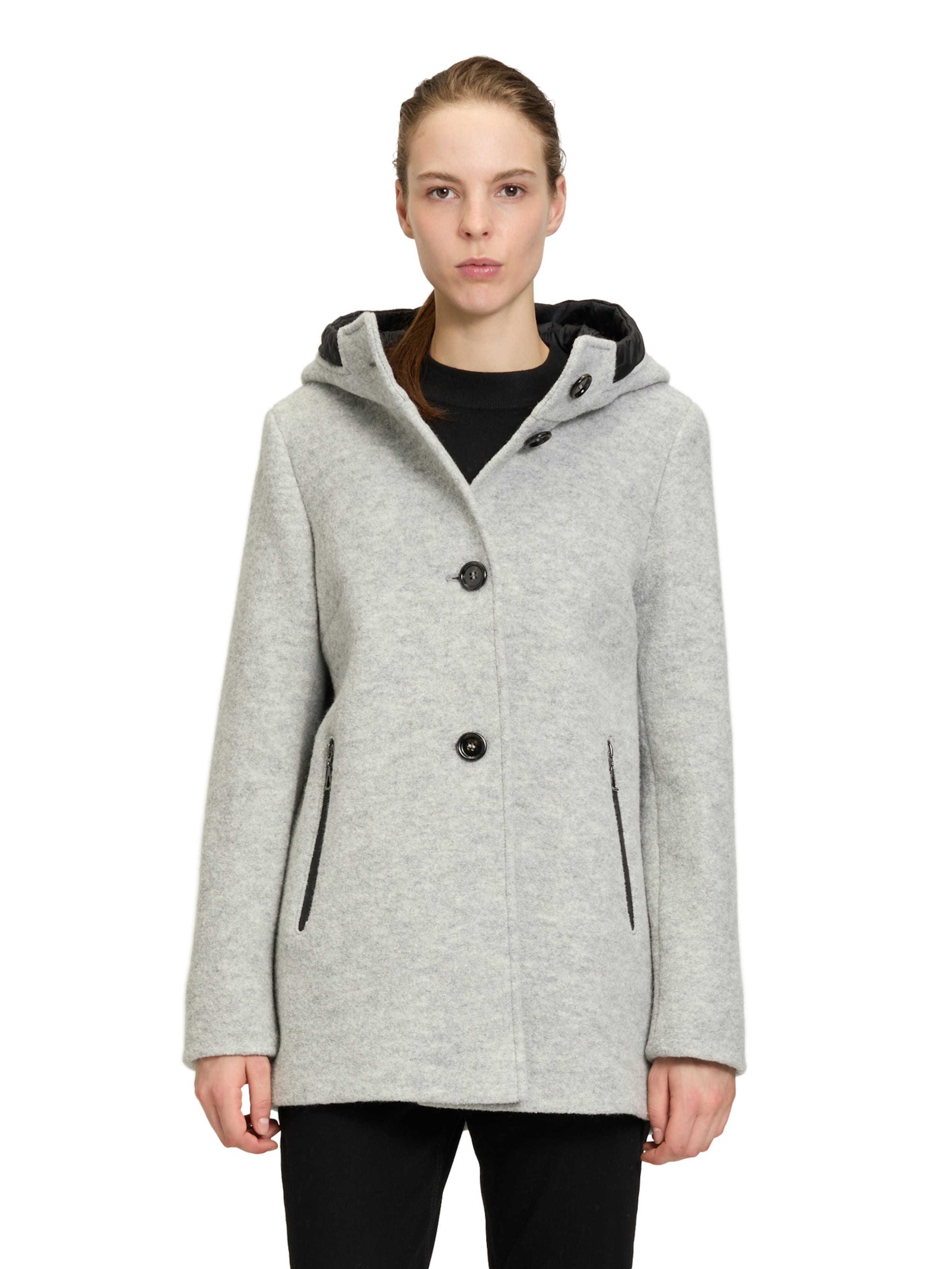 GIL BRET Mantel in Grau: Vorderseite