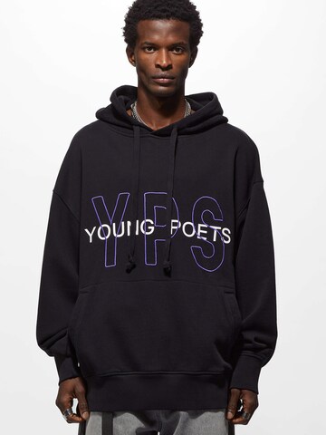 Young Poets Sweatshirt 'Keno' i svart: framsida