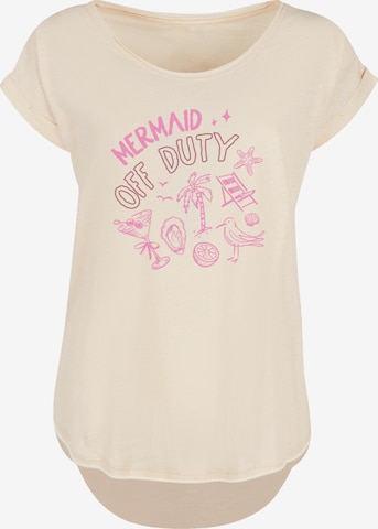 T-shirt 'Mermaid Of Duty' F4NT4STIC en rose : devant