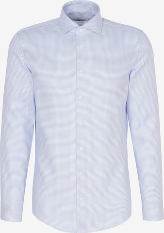 SEIDENSTICKER Slim fit Business shirt in Blue: front