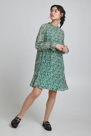 ICHI Shirt Dress in Green