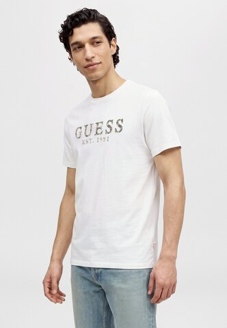 Maglietta di GUESS in bianco: frontale