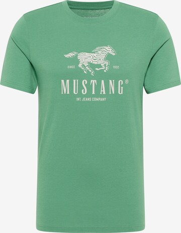 MUSTANG Shirt in Grün: predná strana