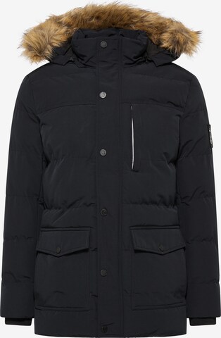 DreiMaster Maritim Winter Parka in Black: front