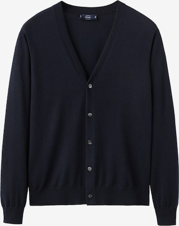 MANGO MAN Strickjacke 'Willyc' in Blau: Vorderseite
