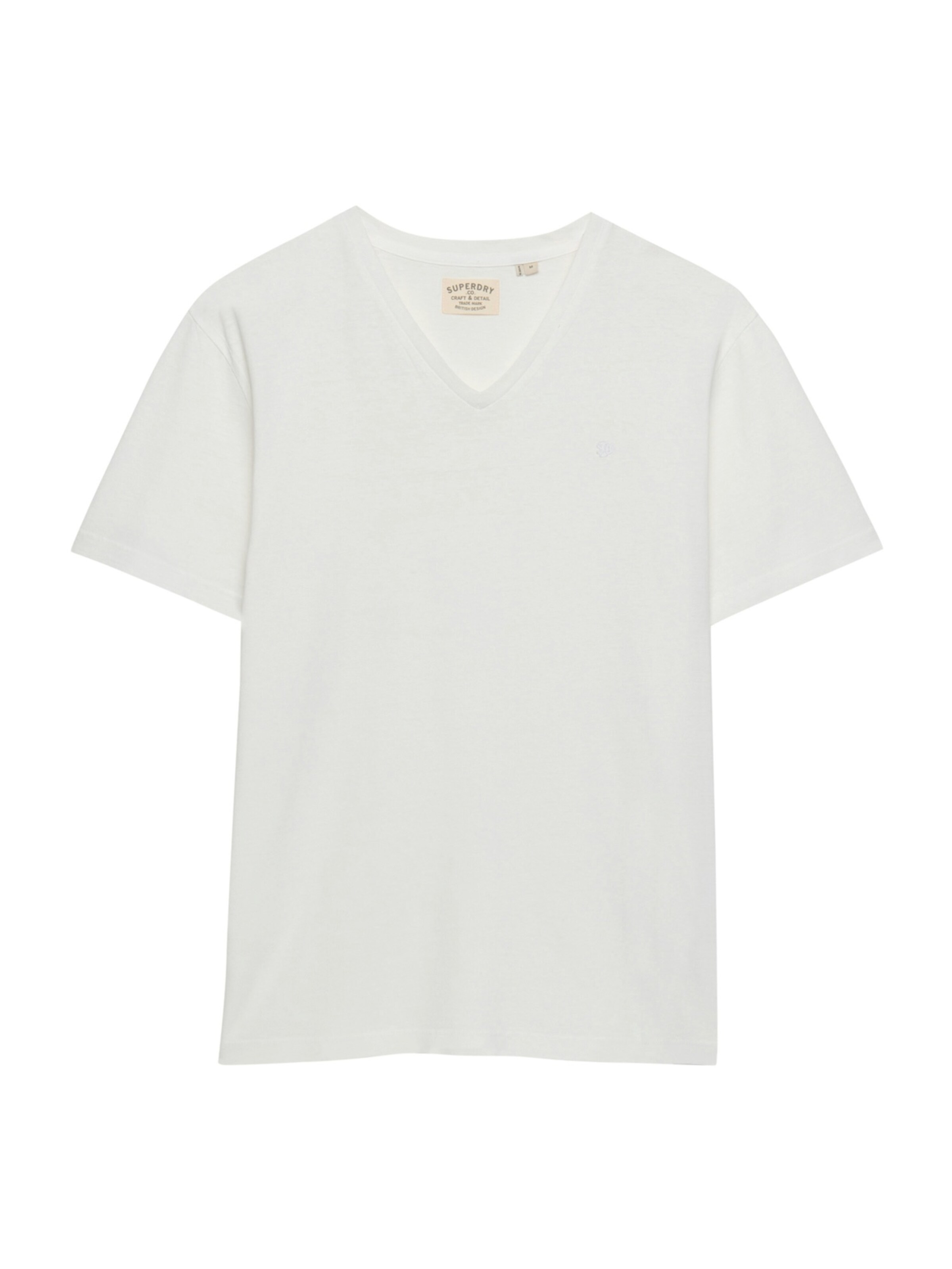 Superdry & Co Μπλουζάκι 'CLASSIC' σε λευκό: μπροστά