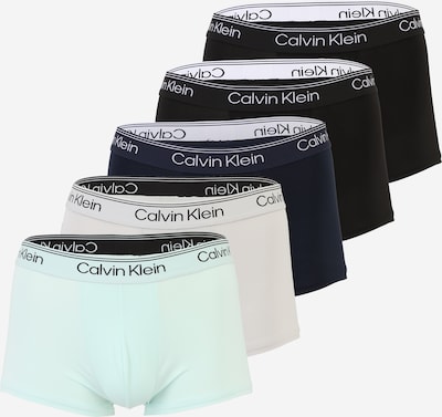 Boxer trumpikės iš Calvin Klein Underwear, spalva – tamsiai mėlyna / šviesiai pilka / mėtų spalva / juoda, Prekių apžvalga