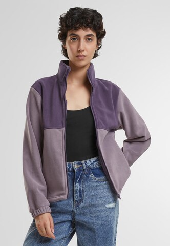 Urban Classics Fleecejacka i lila: framsida