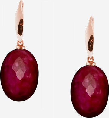 Boucles d'oreilles Gemshine en rouge