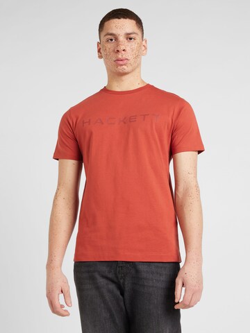 Hackett London - Camiseta 'ESSENTIAL' en naranja: frente