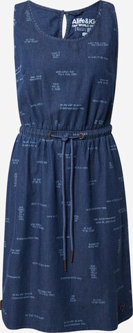 Alife and Kickin Kleid 'Doja' in Blau: predná strana