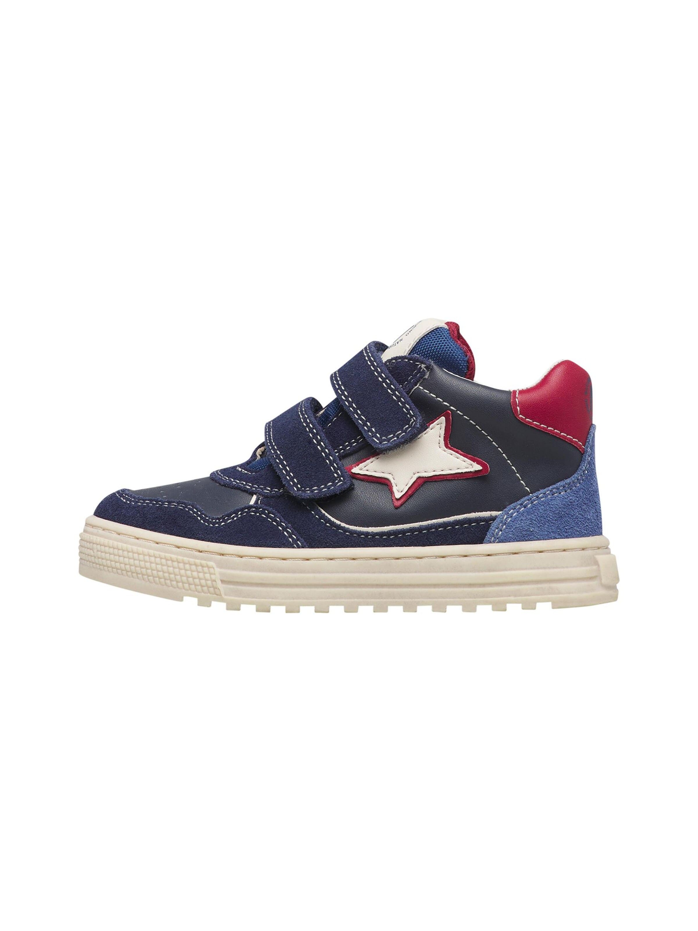 NATURINO Sneakers 'HESS HIGH 3 VL.' in Blauw: voorkant